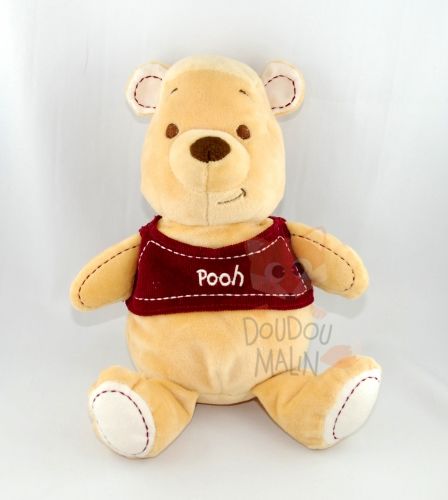   winnie lourson jaune rouge pull pooh 